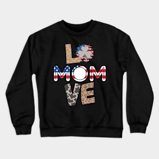 American Mom Love Crewneck Sweatshirt